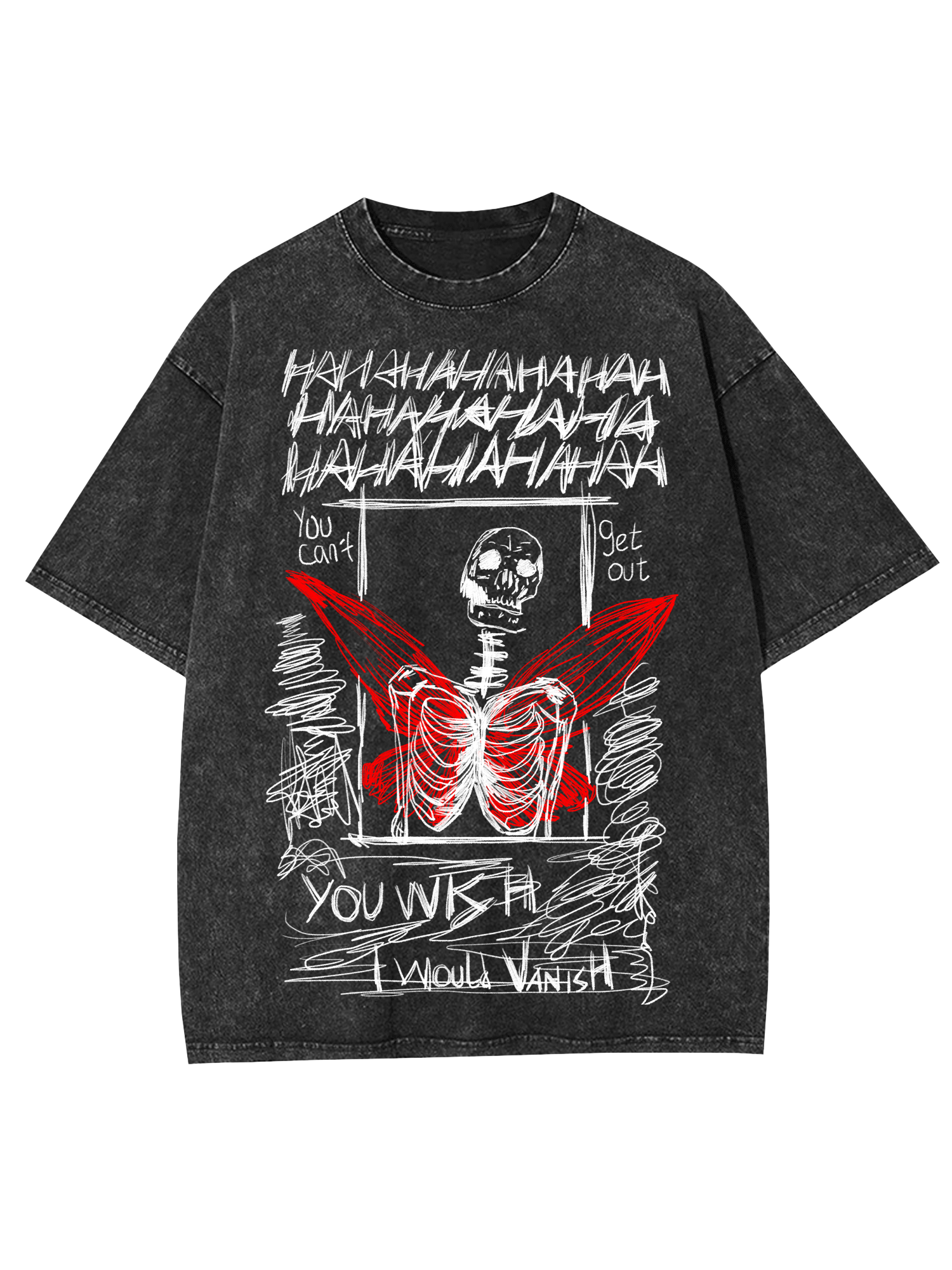 I Would Vanish Washed Tshirt-ClassyOutlaw