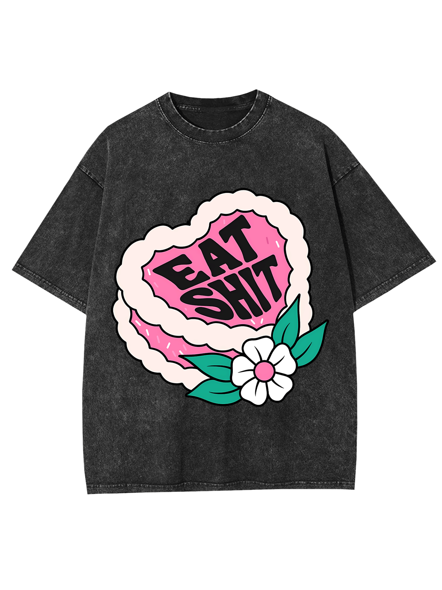 EAT SHIT WASHED TSHIRT-ClassyOutlaw Sale