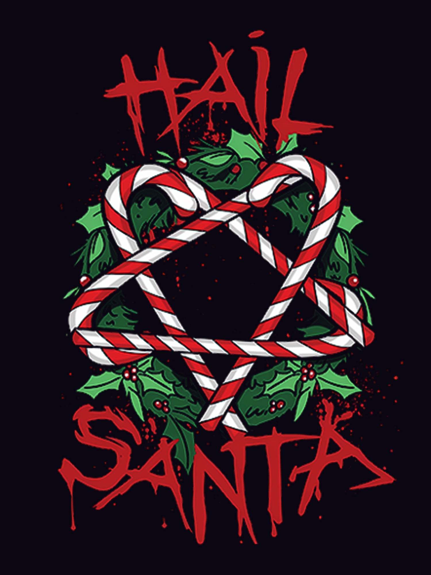 Hail Santa Washed Tshirt