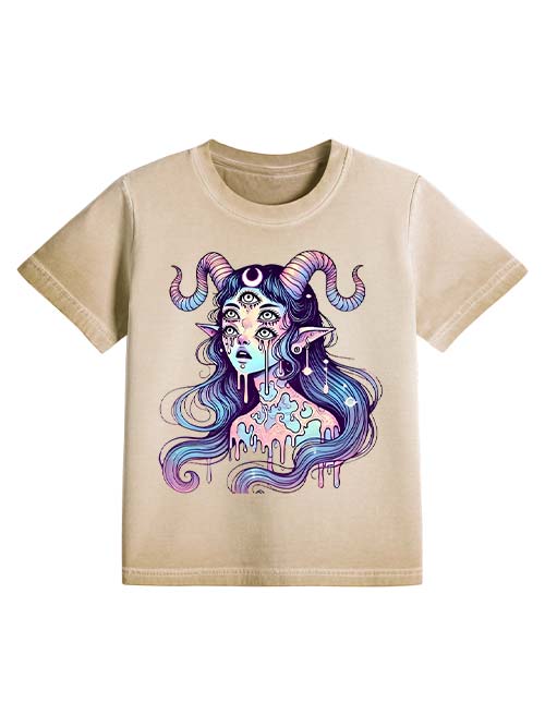 Mystic Melting Siren Washed Slim Tshirt