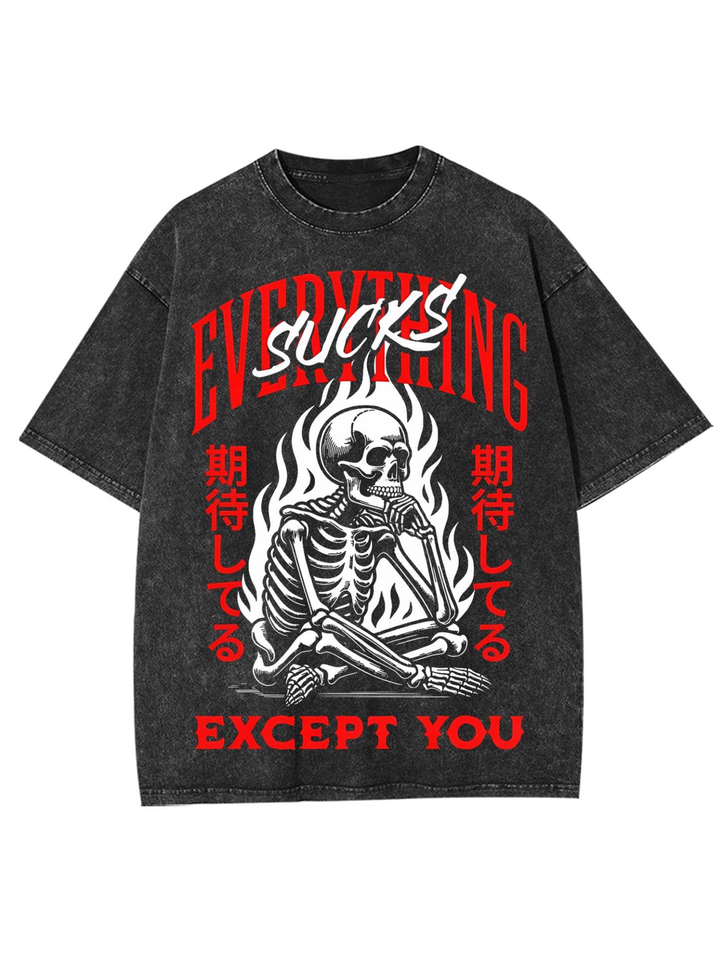 Everything Sucks Washed Tshirt