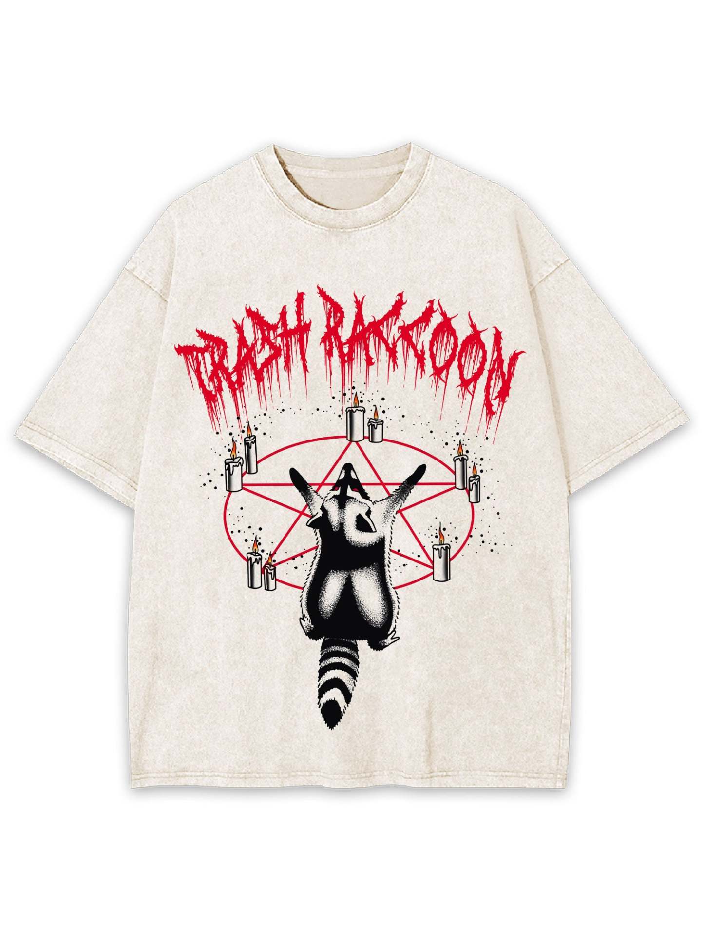 Trash Raccoon Washed Tshirt