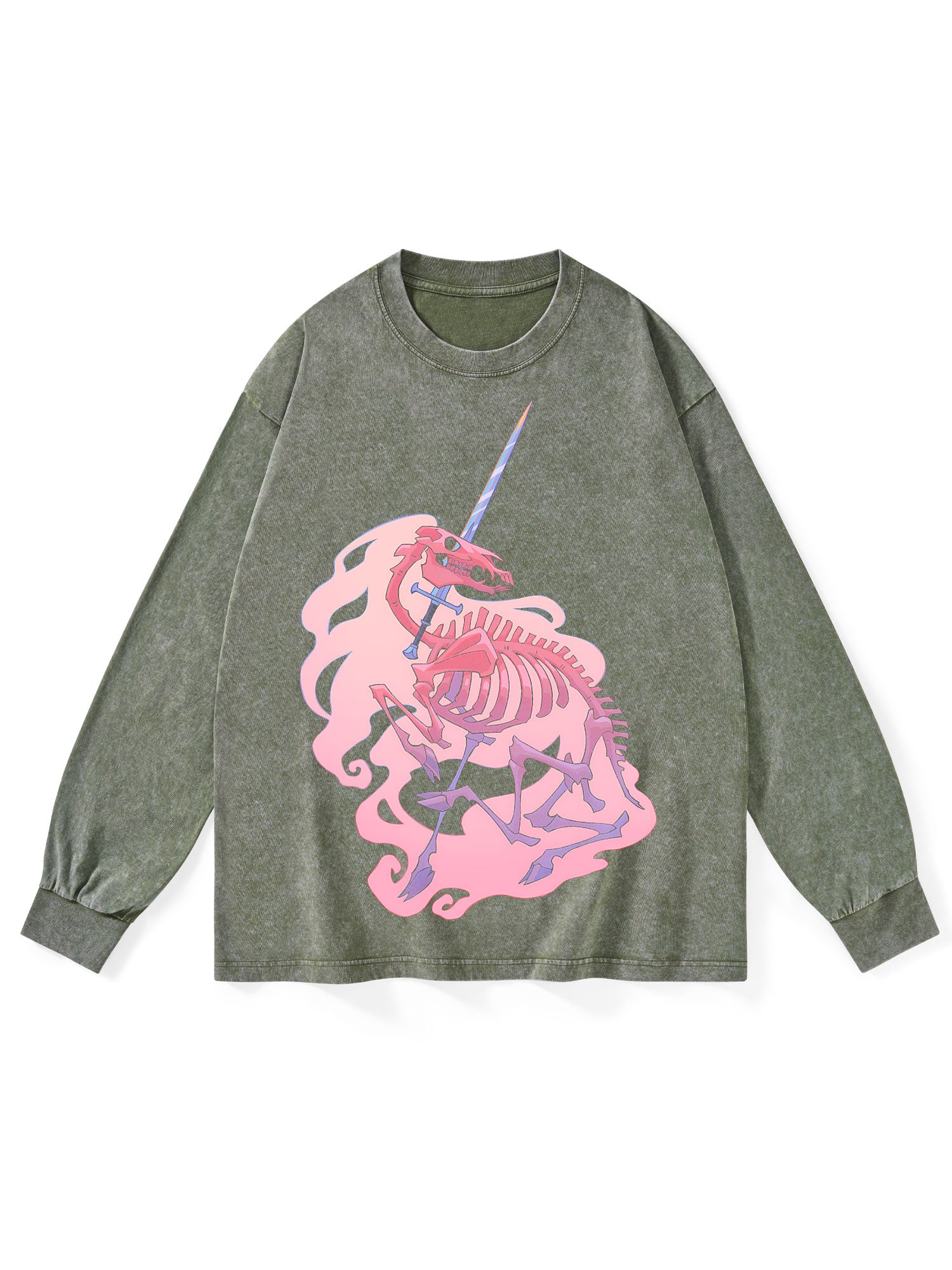 UNKILLABLE WASHED LONG-SLEEVE TSHIRT