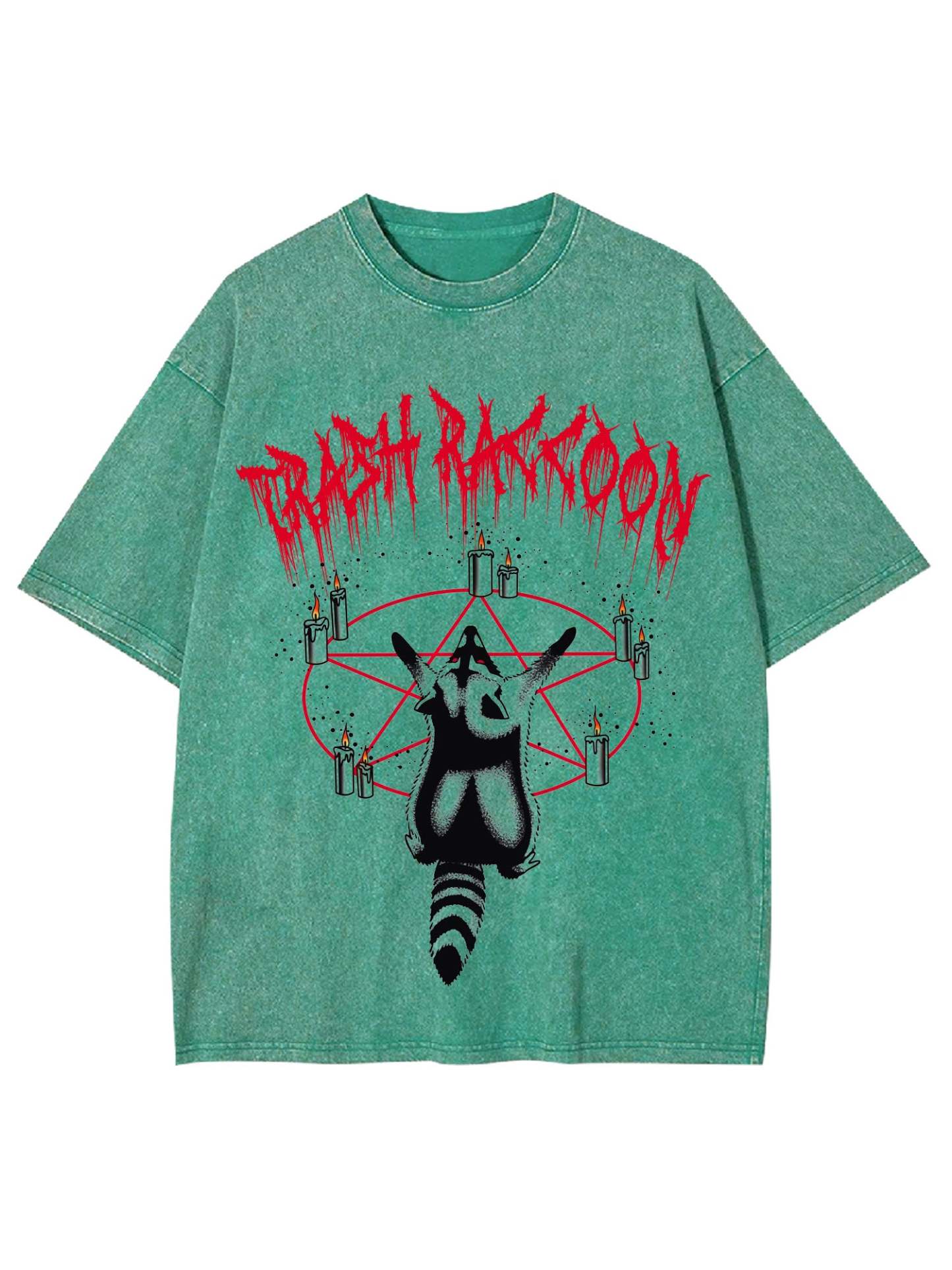 Trash Raccoon Washed Tshirt