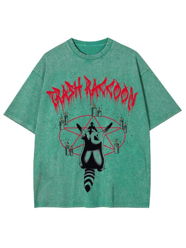 Trash Raccoon Washed Tshirt