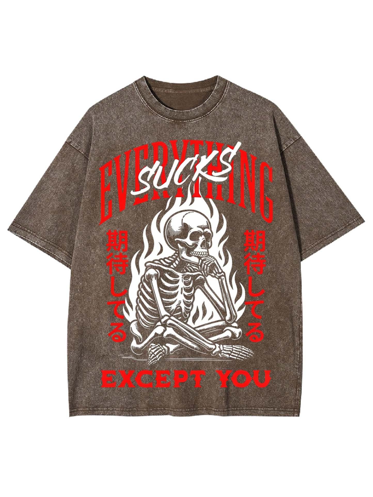 Everything Sucks Washed Tshirt