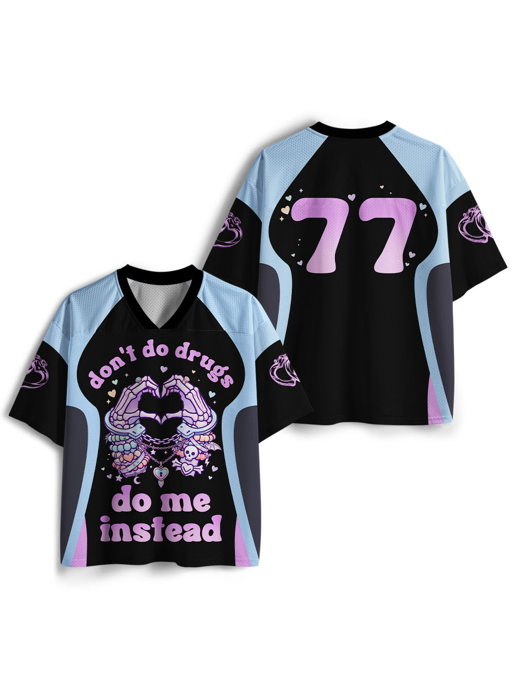 DON'T DO DRUGS DO ME INSTEAD MESH JERSEY