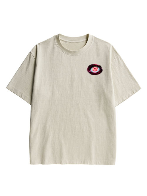 The Allure Of A Thousand Eyes Double Sided Print Washed TShirt