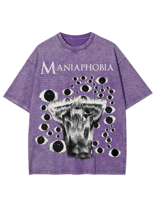 Maniaphobia Washed Tshirt