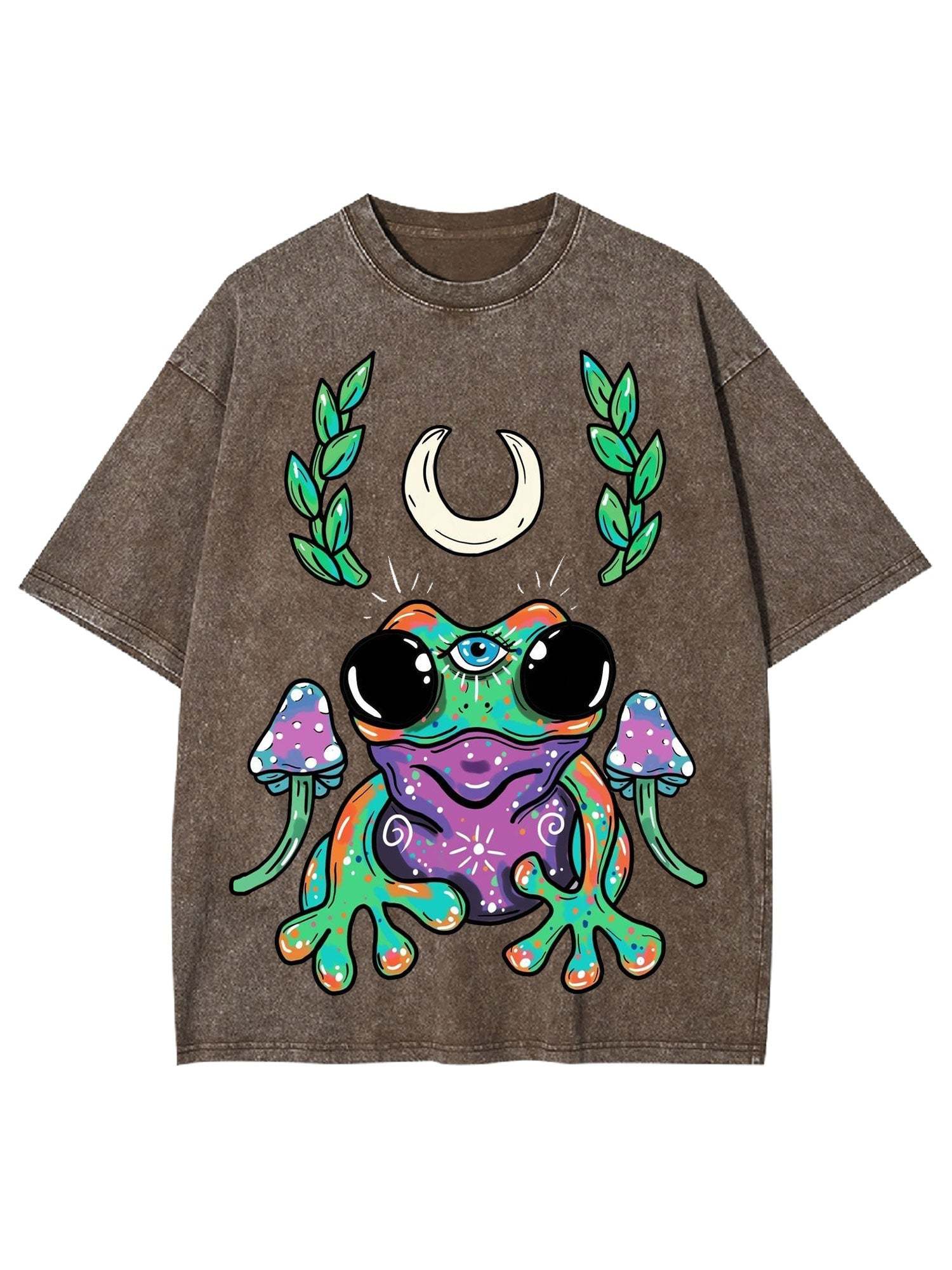 Myth Frog Washed Tshirt-ClassyOutlaw Sale