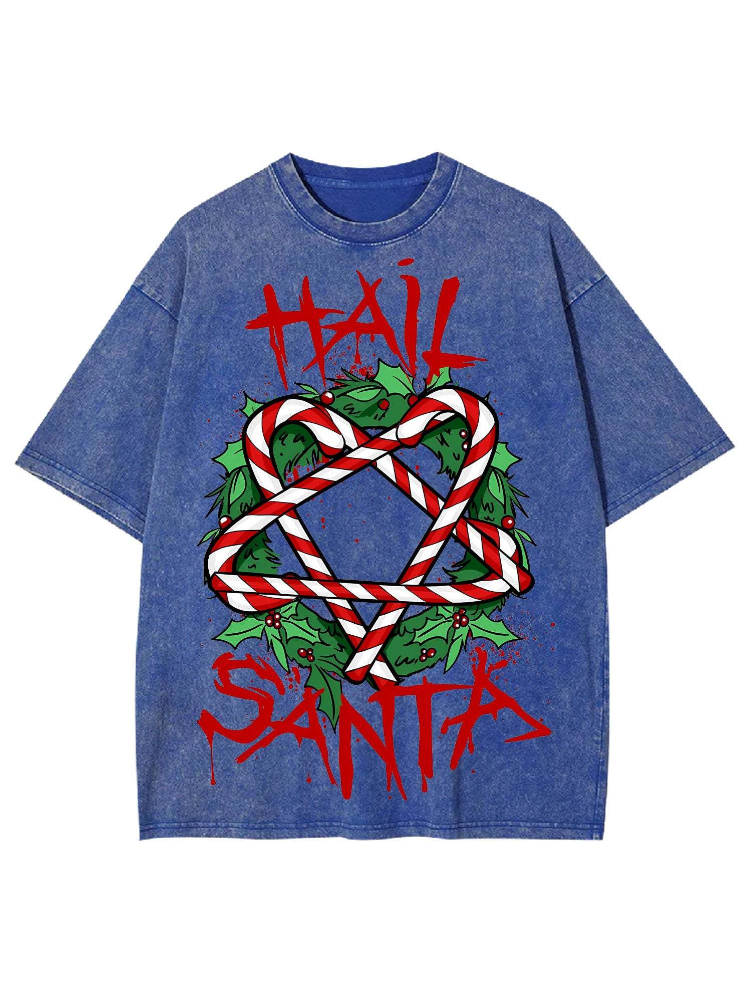 Hail Santa Washed Tshirt