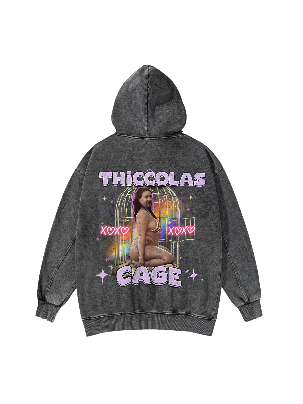 THICCOLAS CAGE WASHED HOODIE