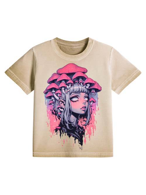 Fungal Reverie Washed Slim Tshirt