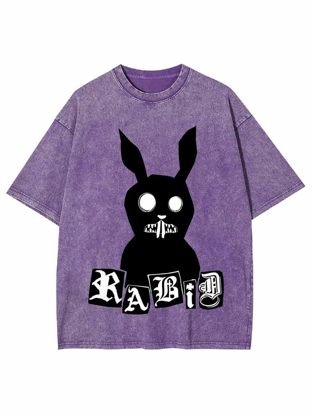 DARK RABBIT WASHED TSHIRT