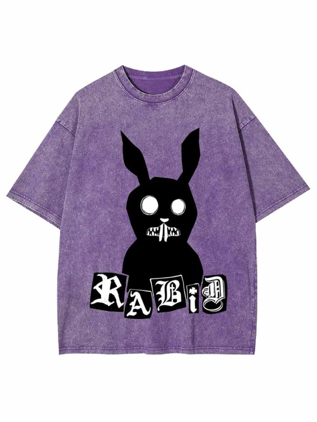 DARK RABBIT WASHED TSHIRT