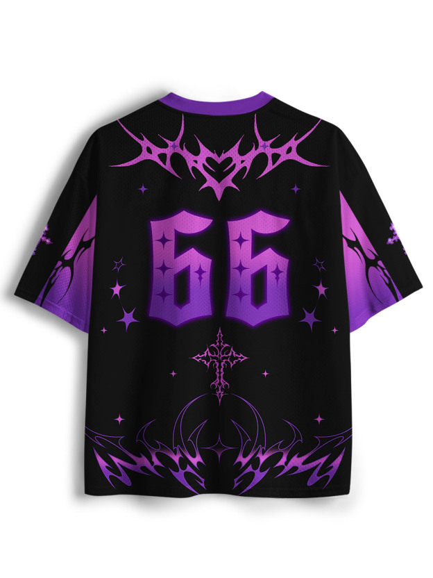 Decadent Goth Girl Mesh Jersey