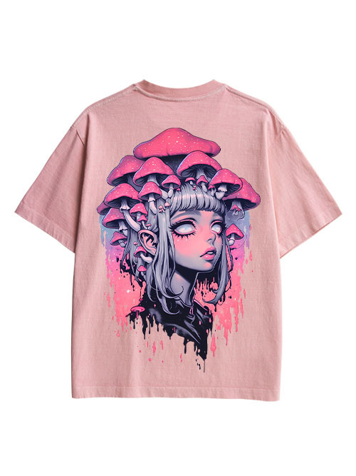 Fungal Reverie Double Sided Print Washed TShirt