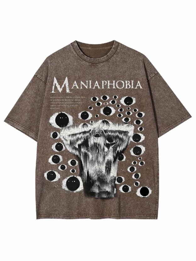Maniaphobia Washed Tshirt