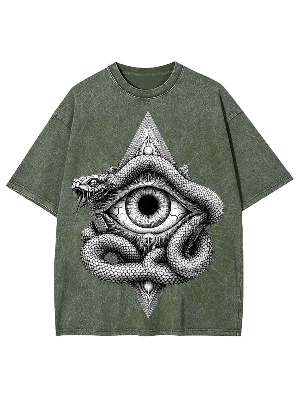Serpent Eye Washed Tshirt