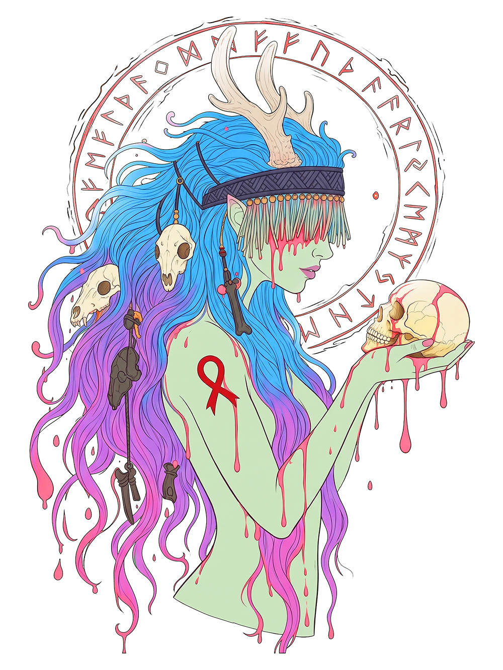 ELVEN BONE ORACLE WASHED TANK