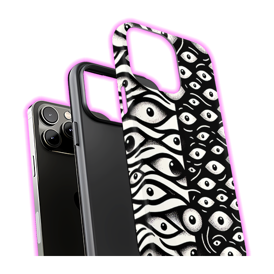 Eye Illusion Mosaic Phone Case