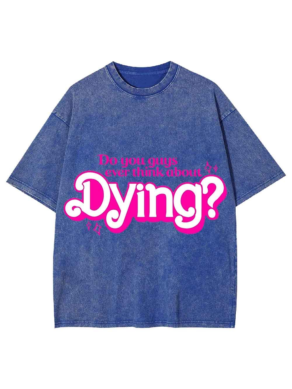 DYING WASHED TSHIRT