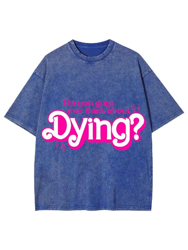 DYING WASHED TSHIRT