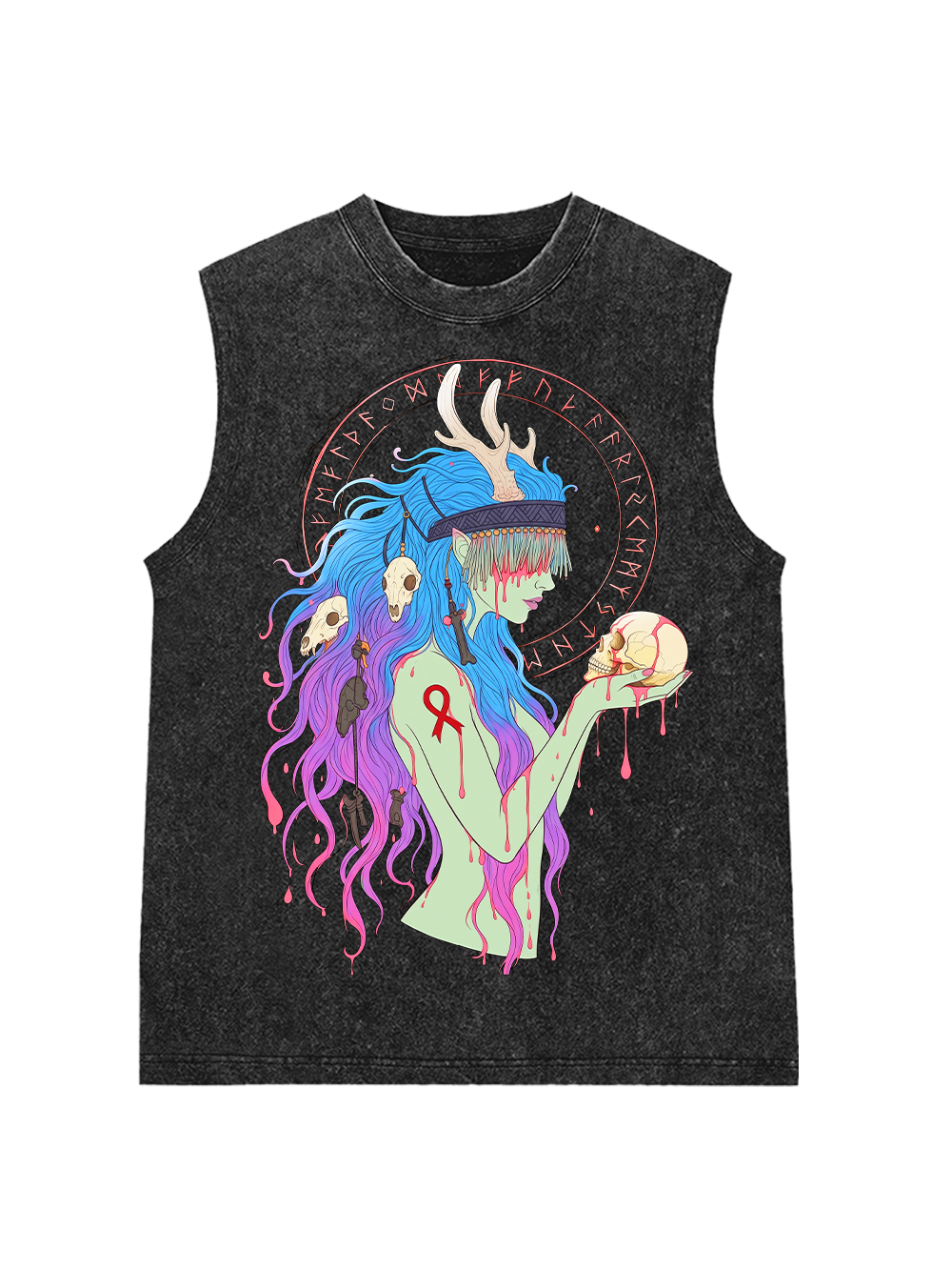 ELVEN BONE ORACLE WASHED TANK