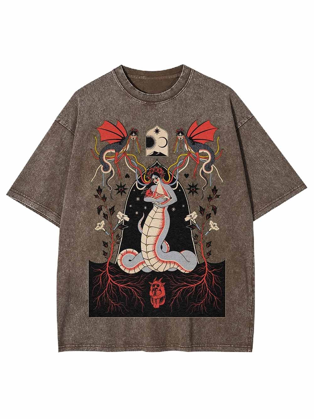 SERPENT WASHED TSHIRT