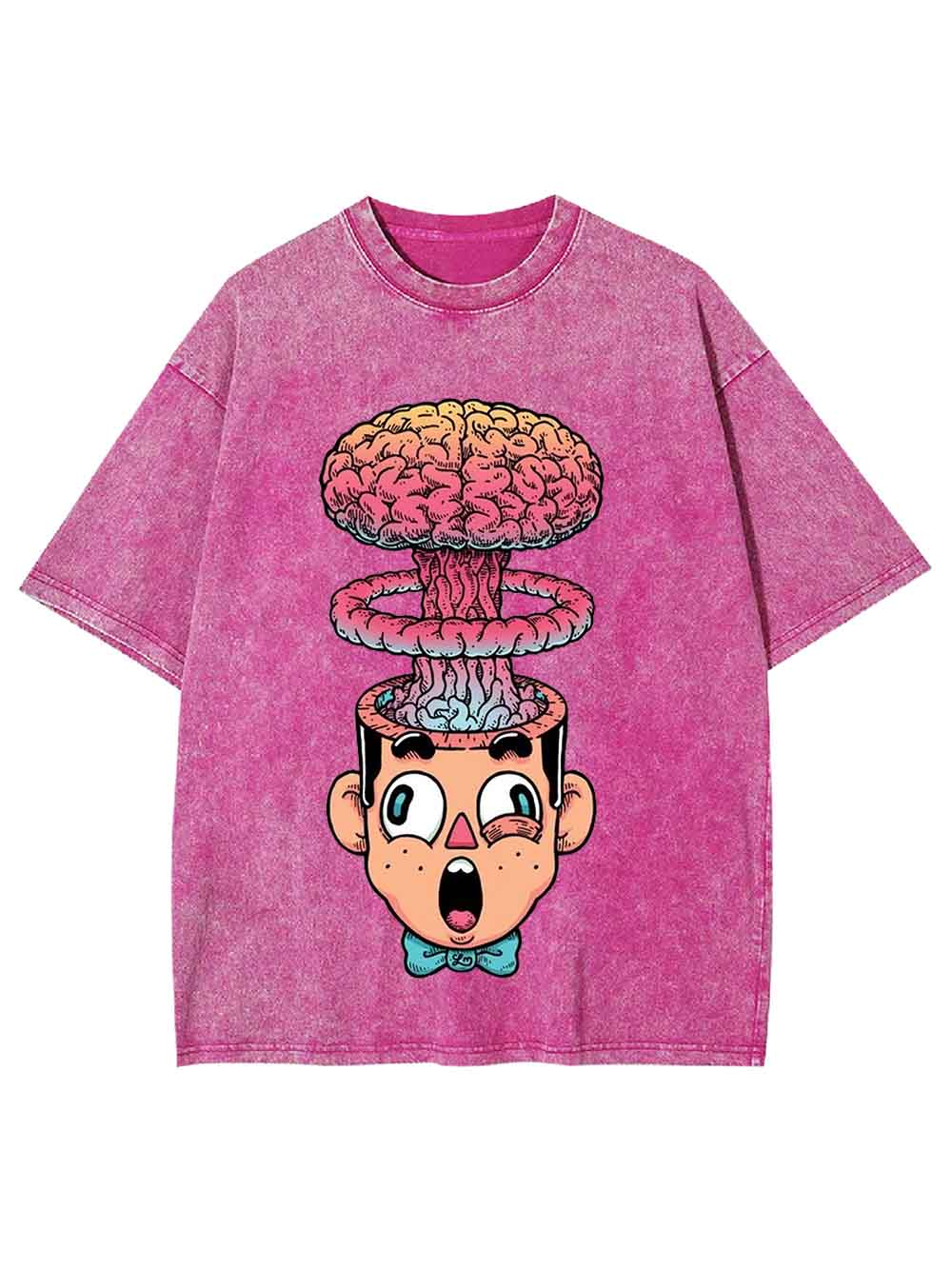 Brain Explosion Washed Tshirt