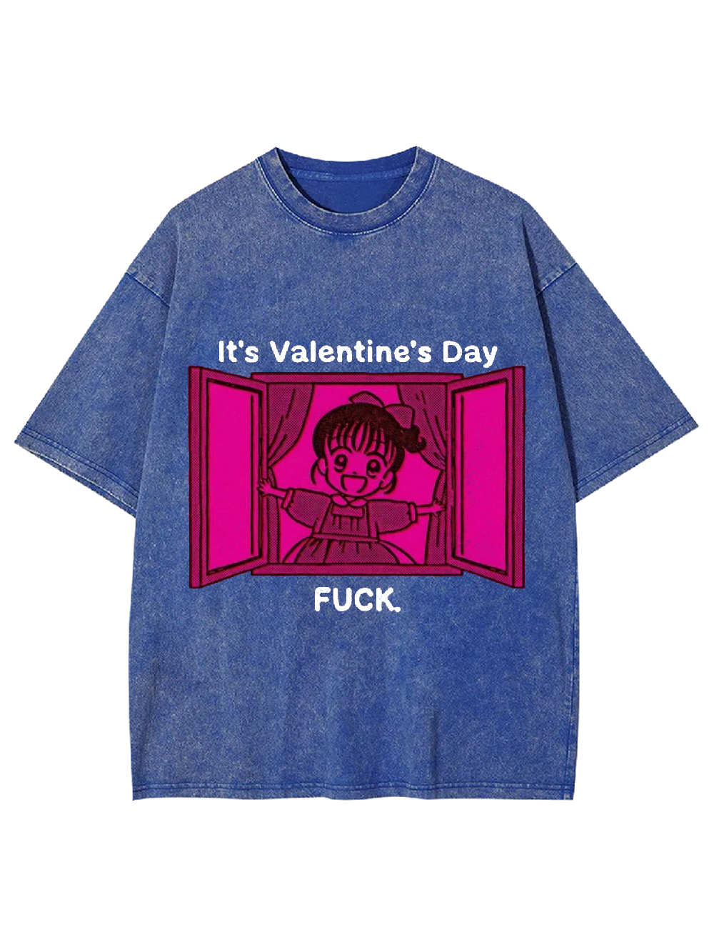It's Valentine's Day Washed Tshirt