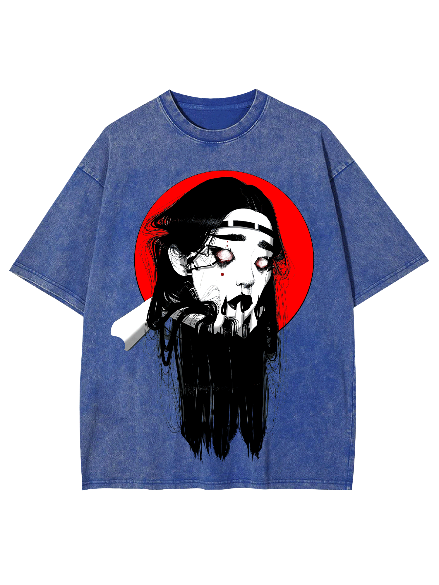 Elegant Skull Washed Tshirt