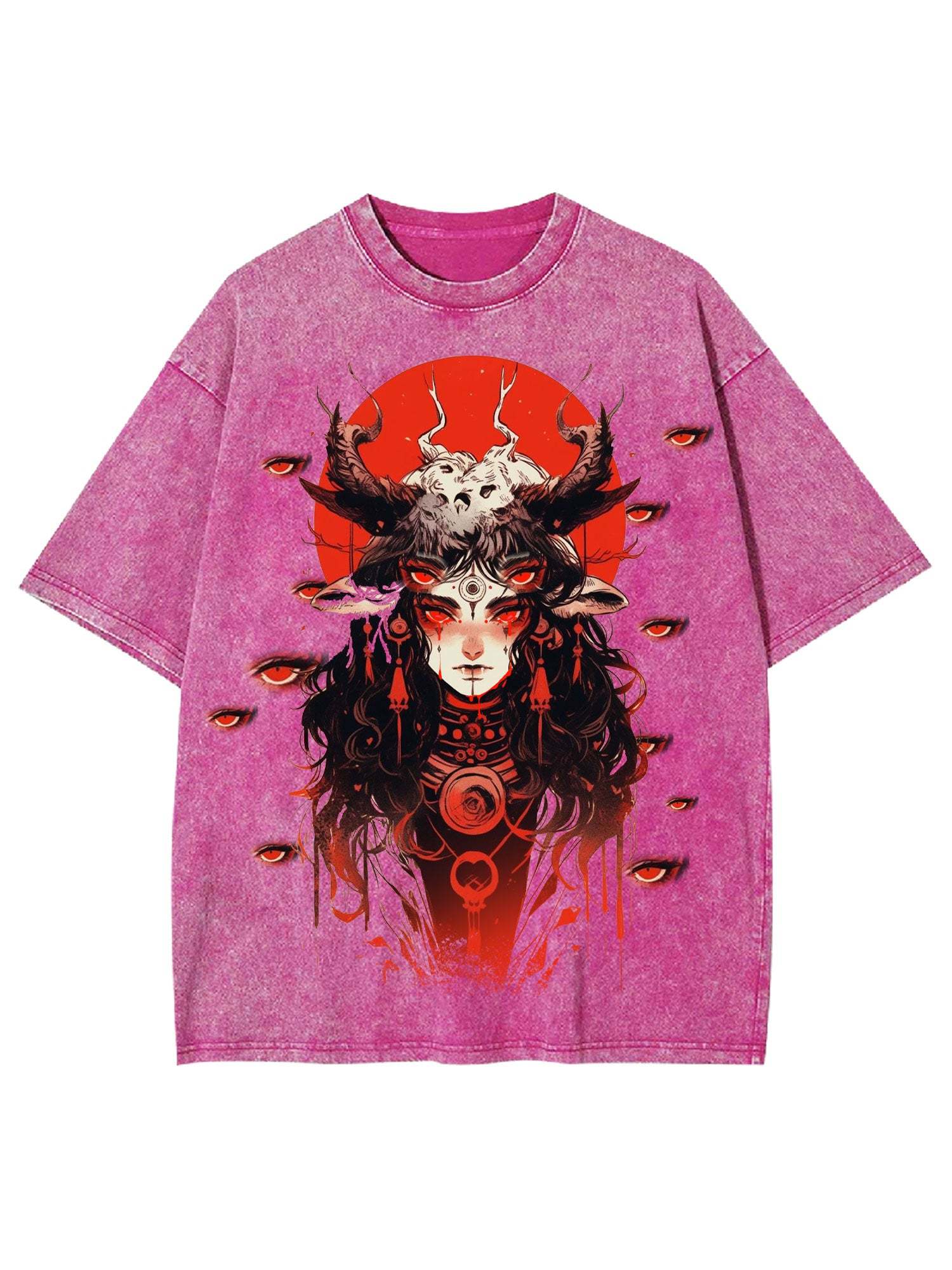 Multiple Eyes Spirit Washed Tshirt