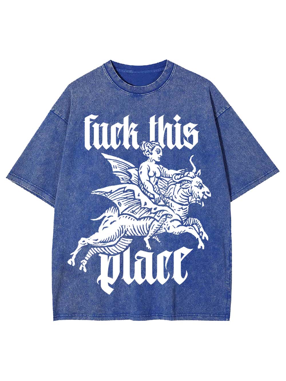 Fu*k This Place Washed Tshirt