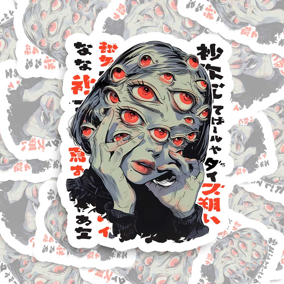 THOUSAND EYES GAZE STICKER