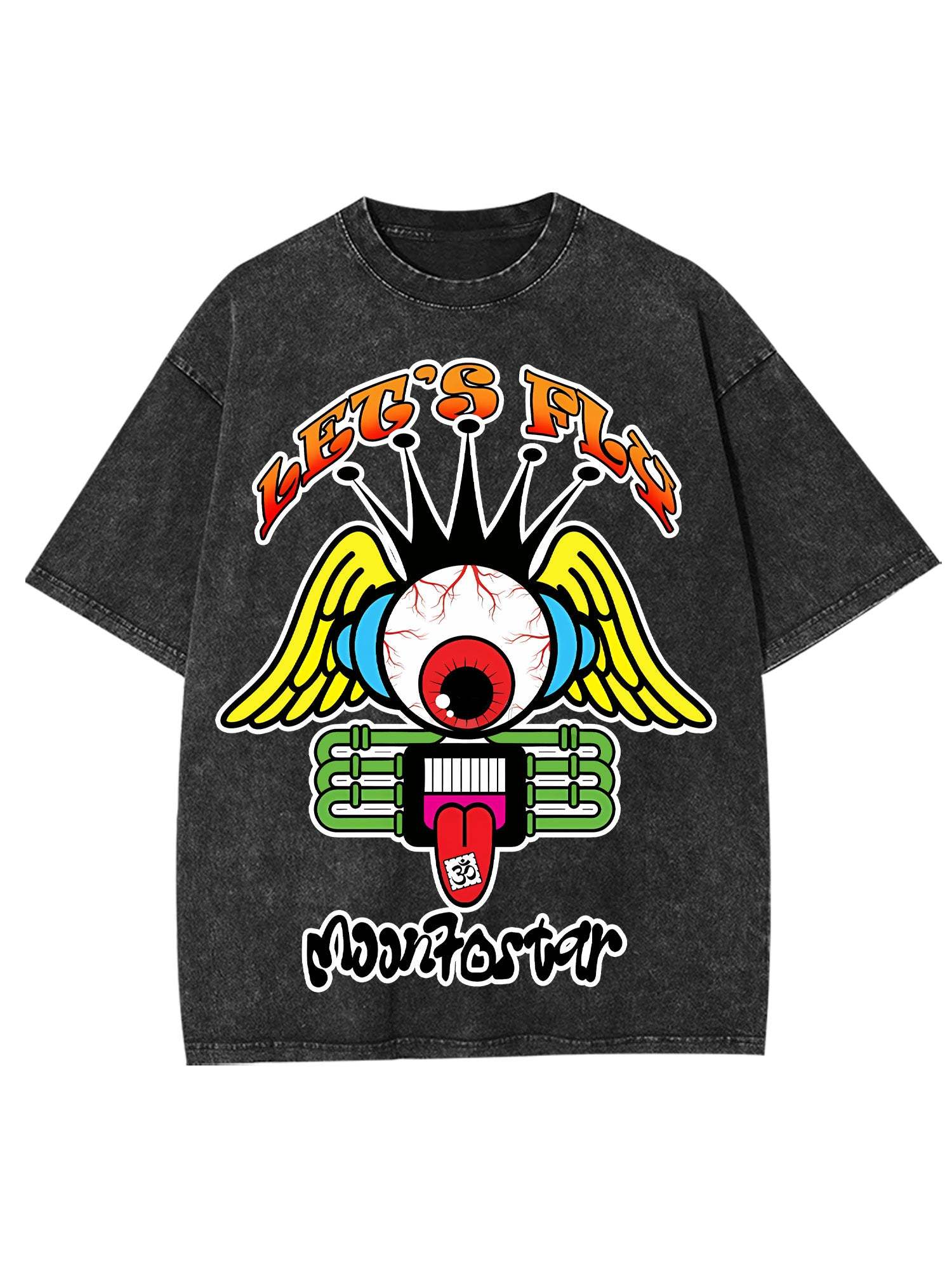 Let's Fly Washed Tshirt