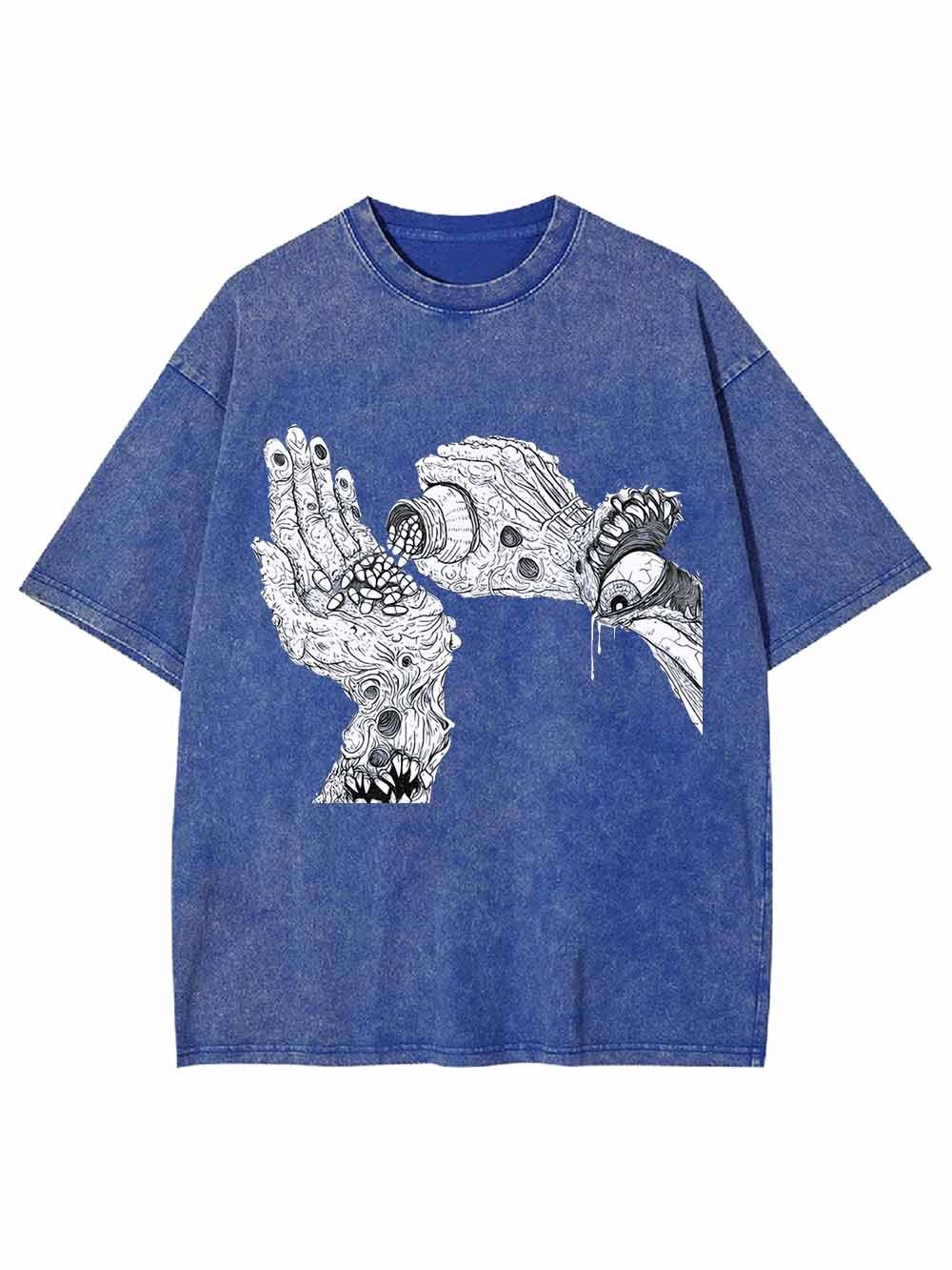 DISTORTED REALITY WASHED TSHIRT