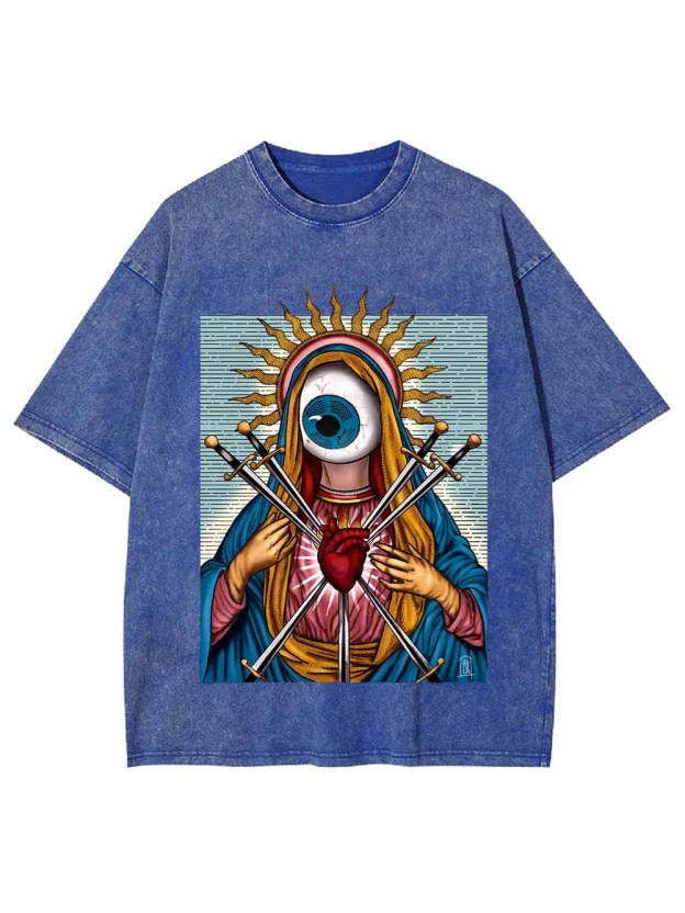 SACRED HEART WASHED TSHIRT