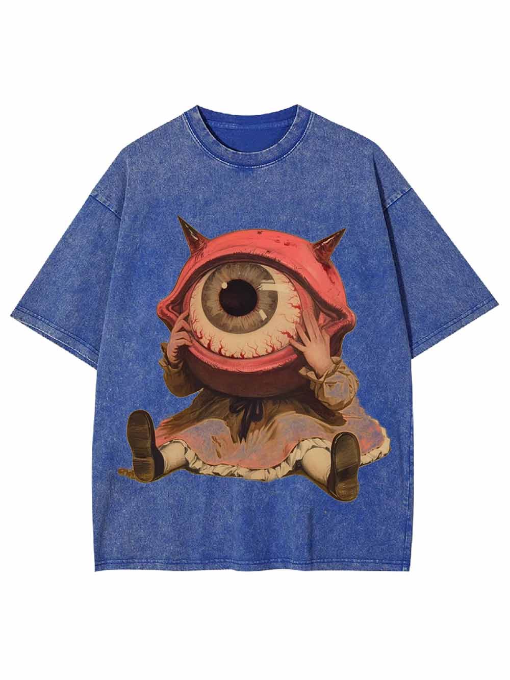 BIG EYE WASHED TSHIRT