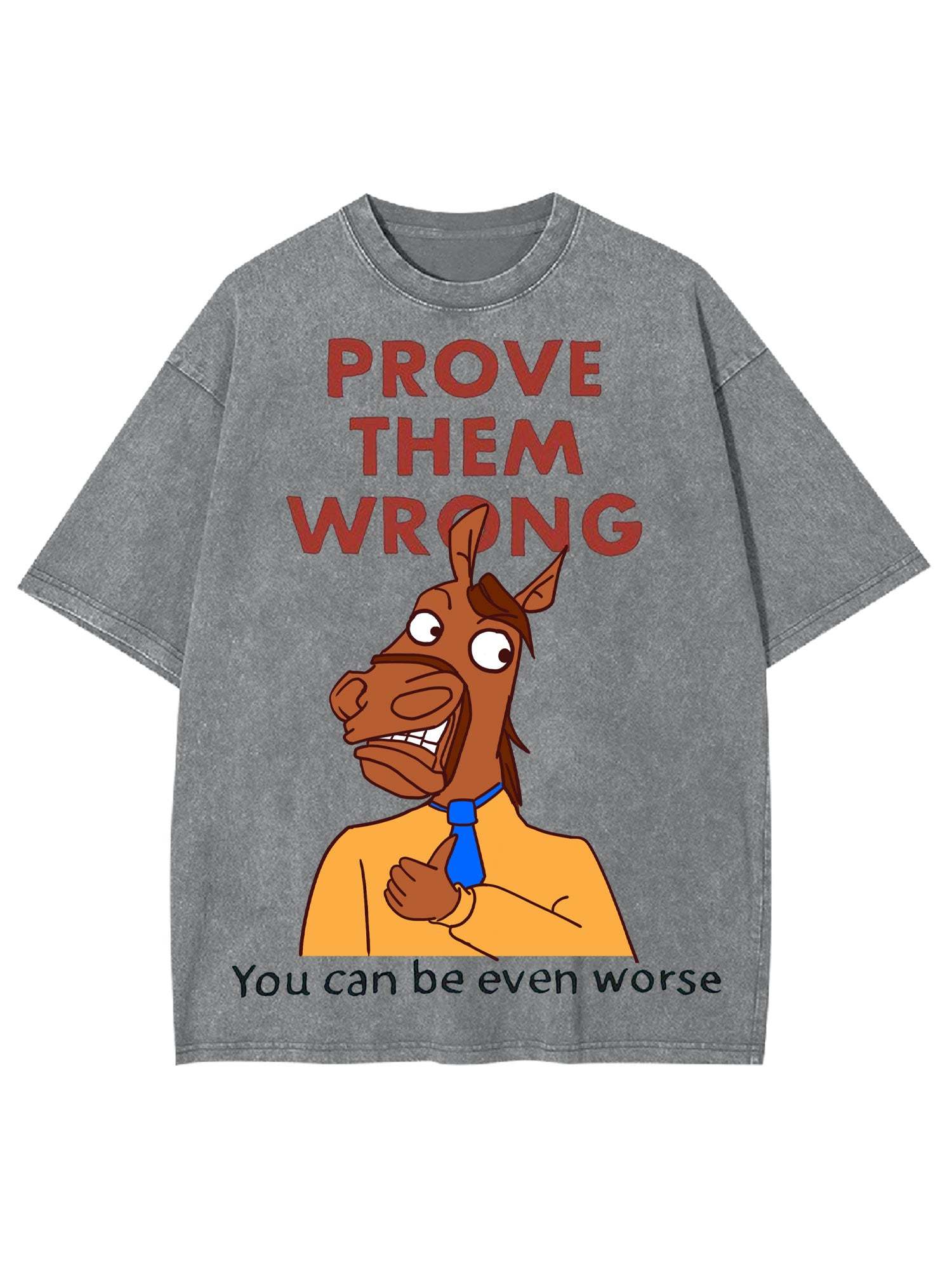 Prove Them Wrong Washed Tshirt-ClassyOutlaw Sale