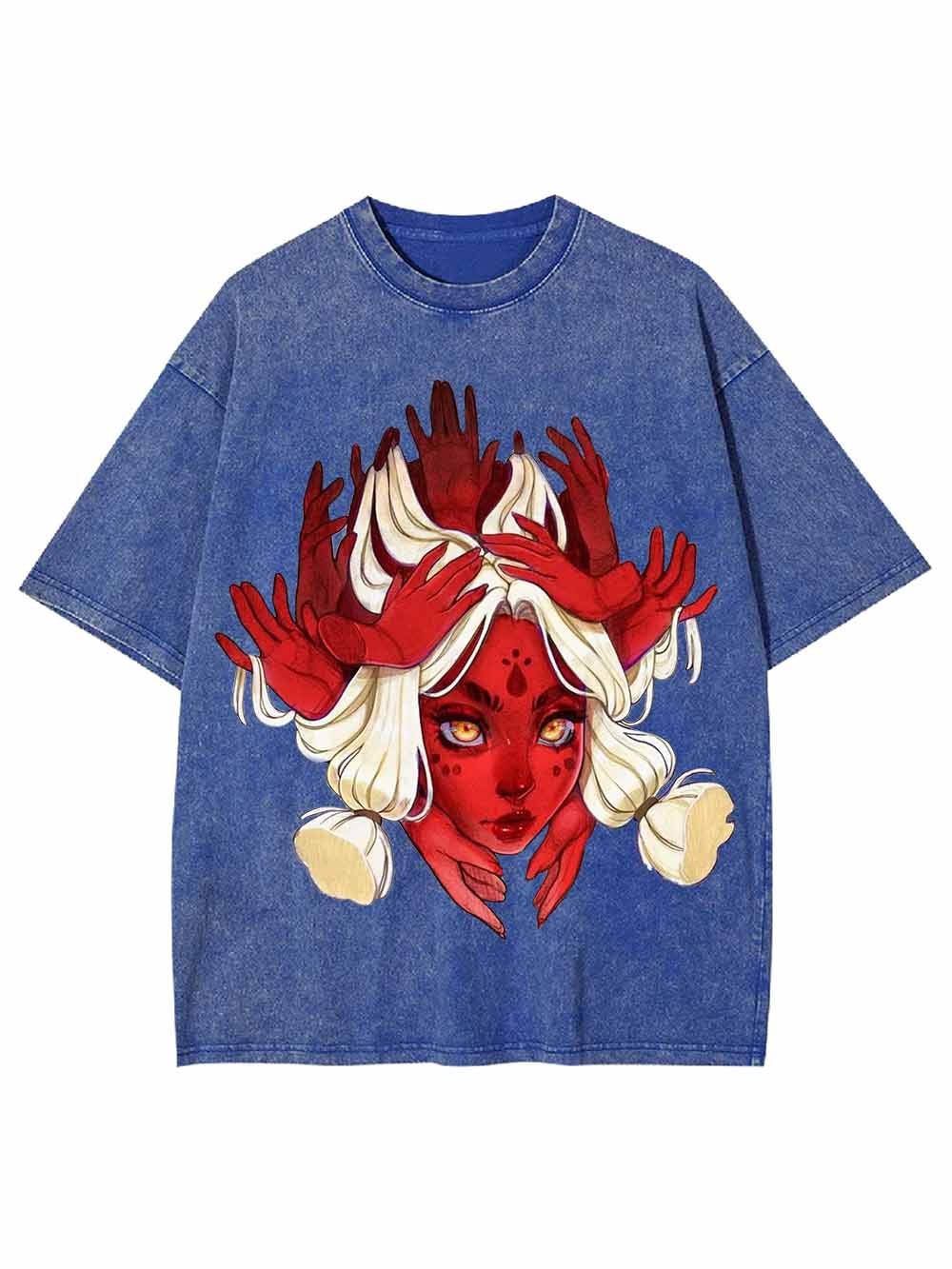 DEMON QUEEN WASHED TSHIRT