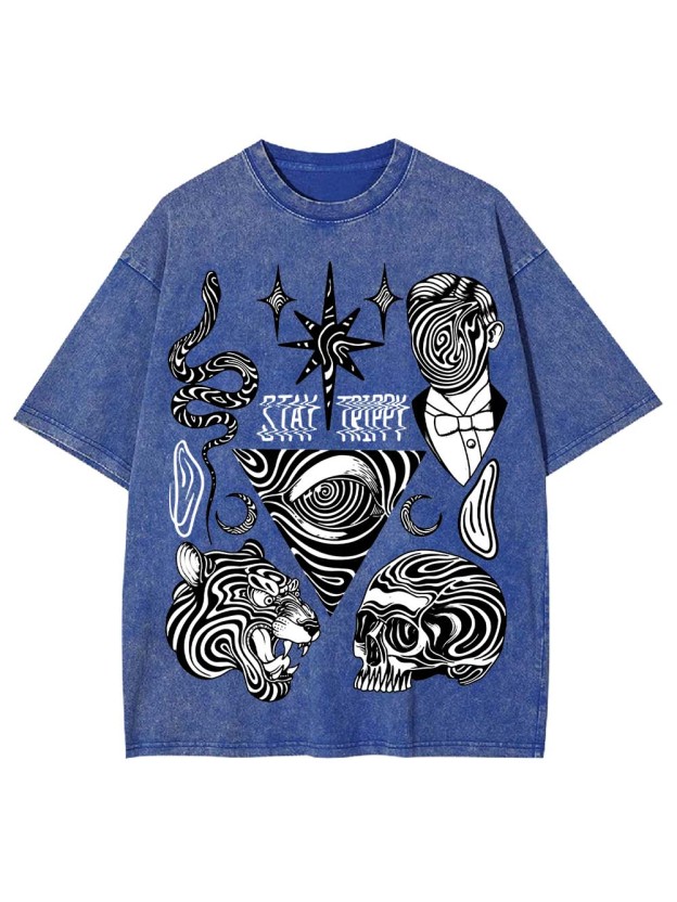 Patterns of Mystery Washed Tshirt