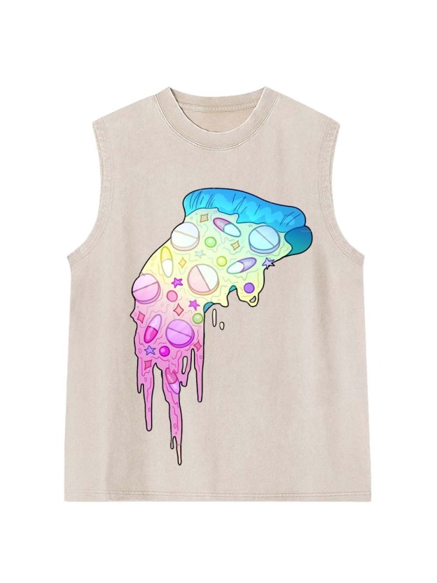 Pill Pizza Washed Tank Top