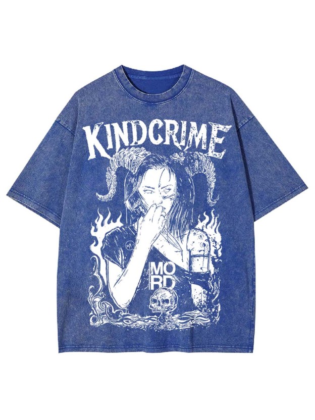 KIND CRIME WASHED TSHIRT