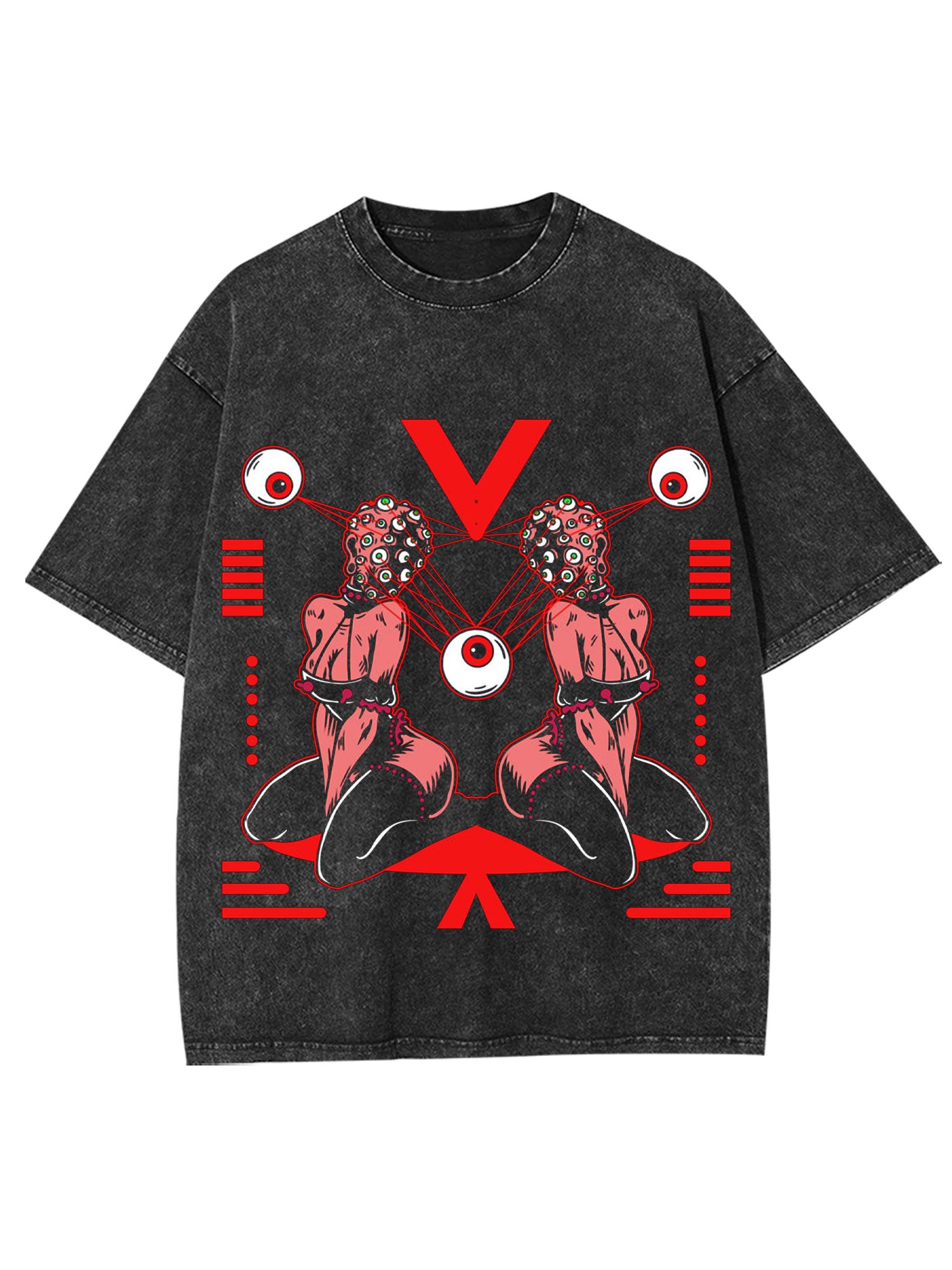 All-Seeing Symmetry Washed Tshirt