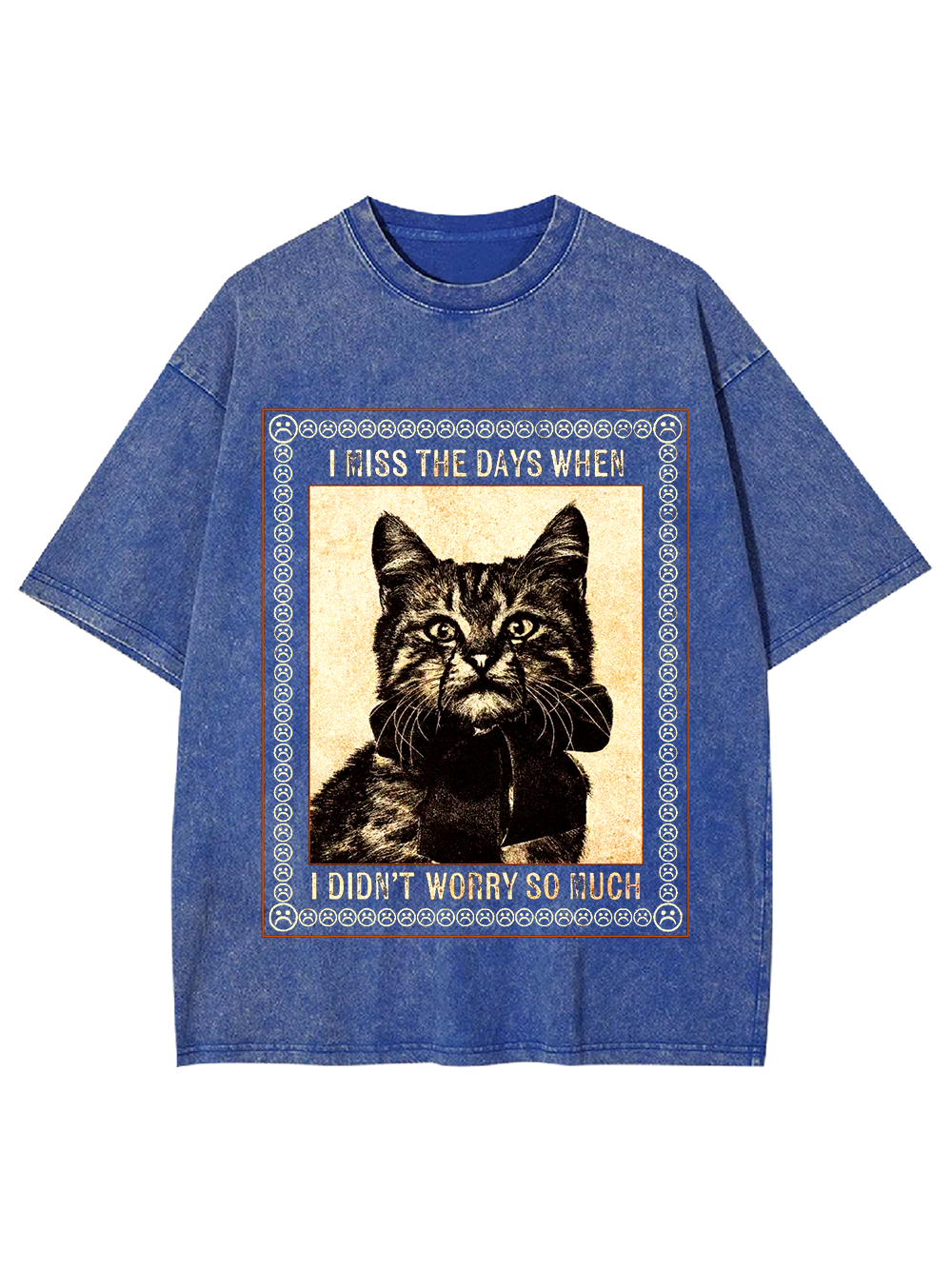 I Miss The Days When I Didn’T Worry So Much Washed Tshirt