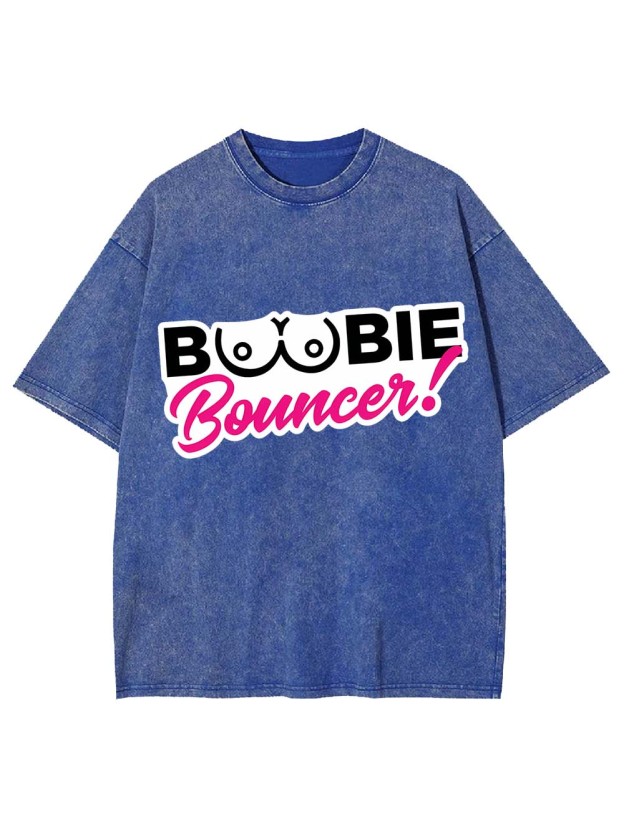 Boobie Bouncer Washed Tshirt