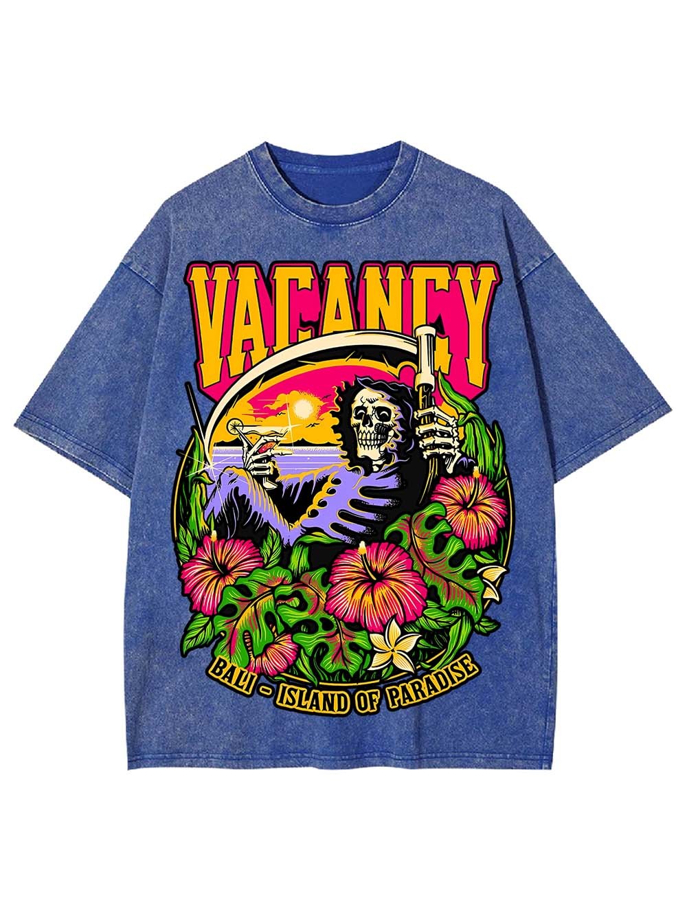 VACANCY IN PARADISE WASHED TSHIRT