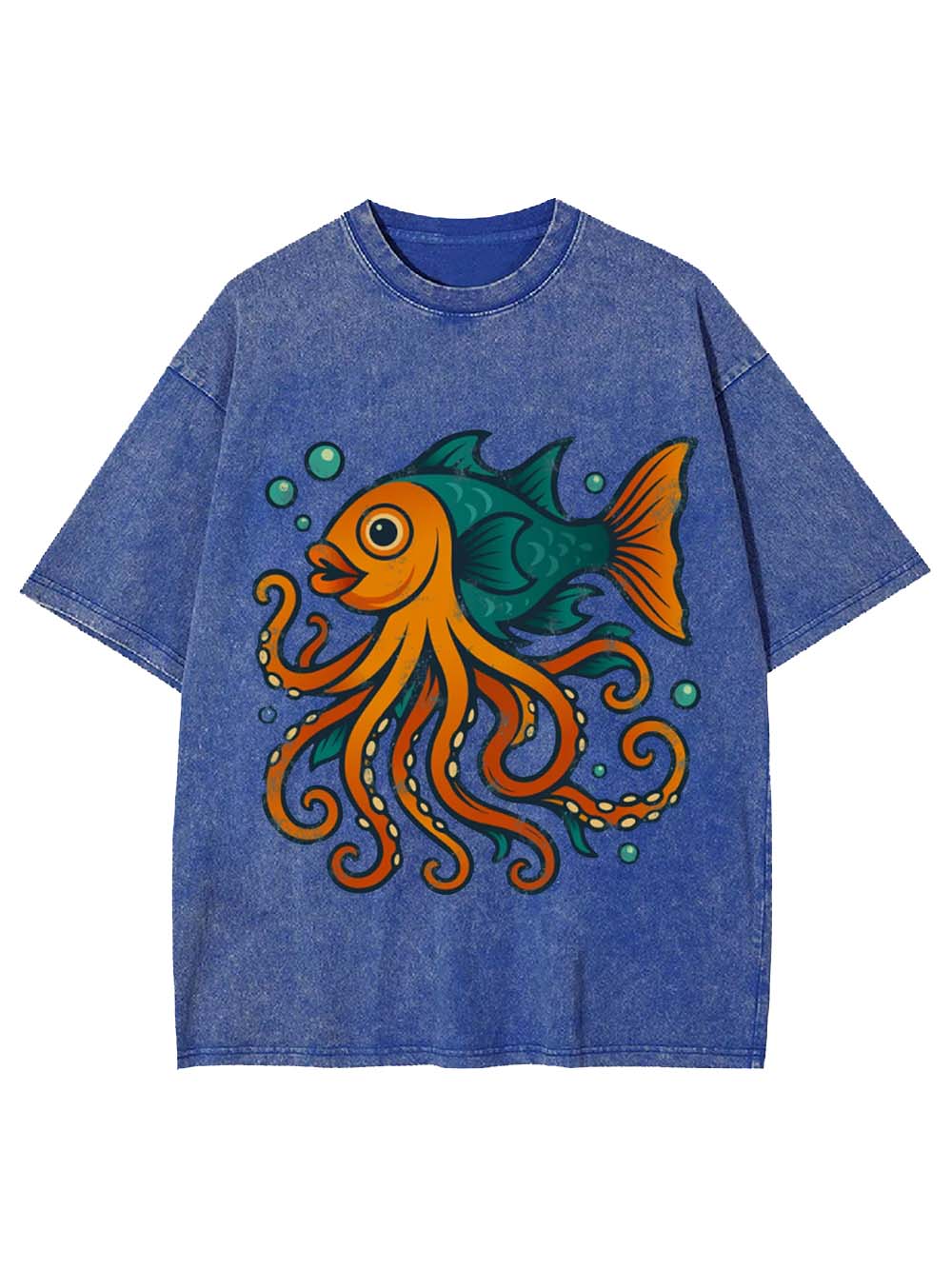 Octo-Fish Hybrid Washed Tshirt