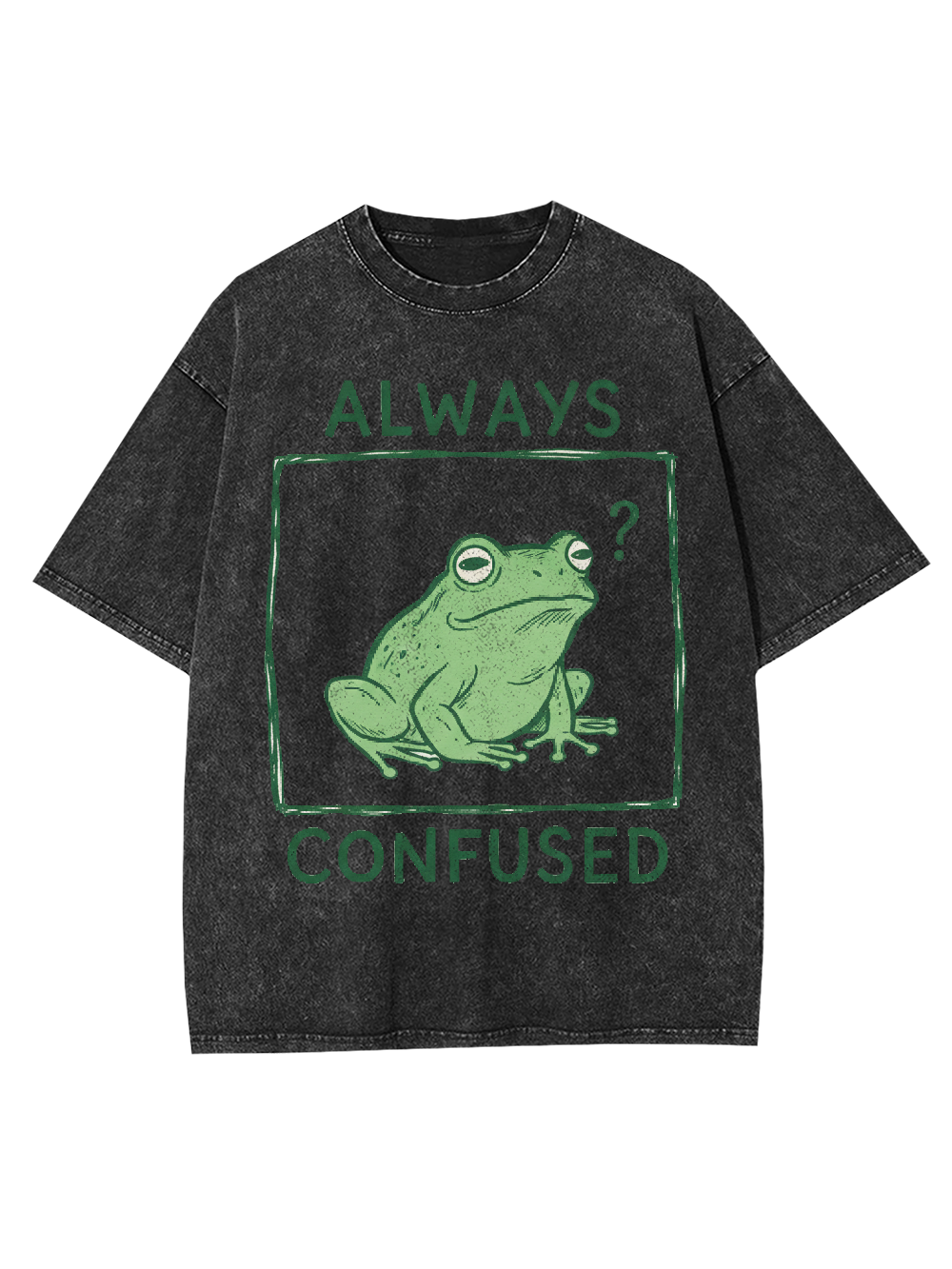 Always confused Washed Tshirt